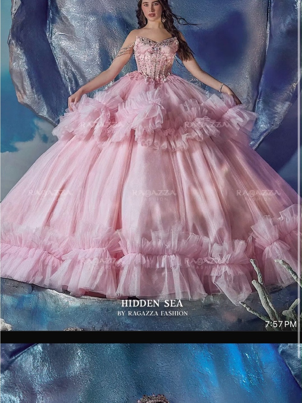 Pink Ball Gown Dress